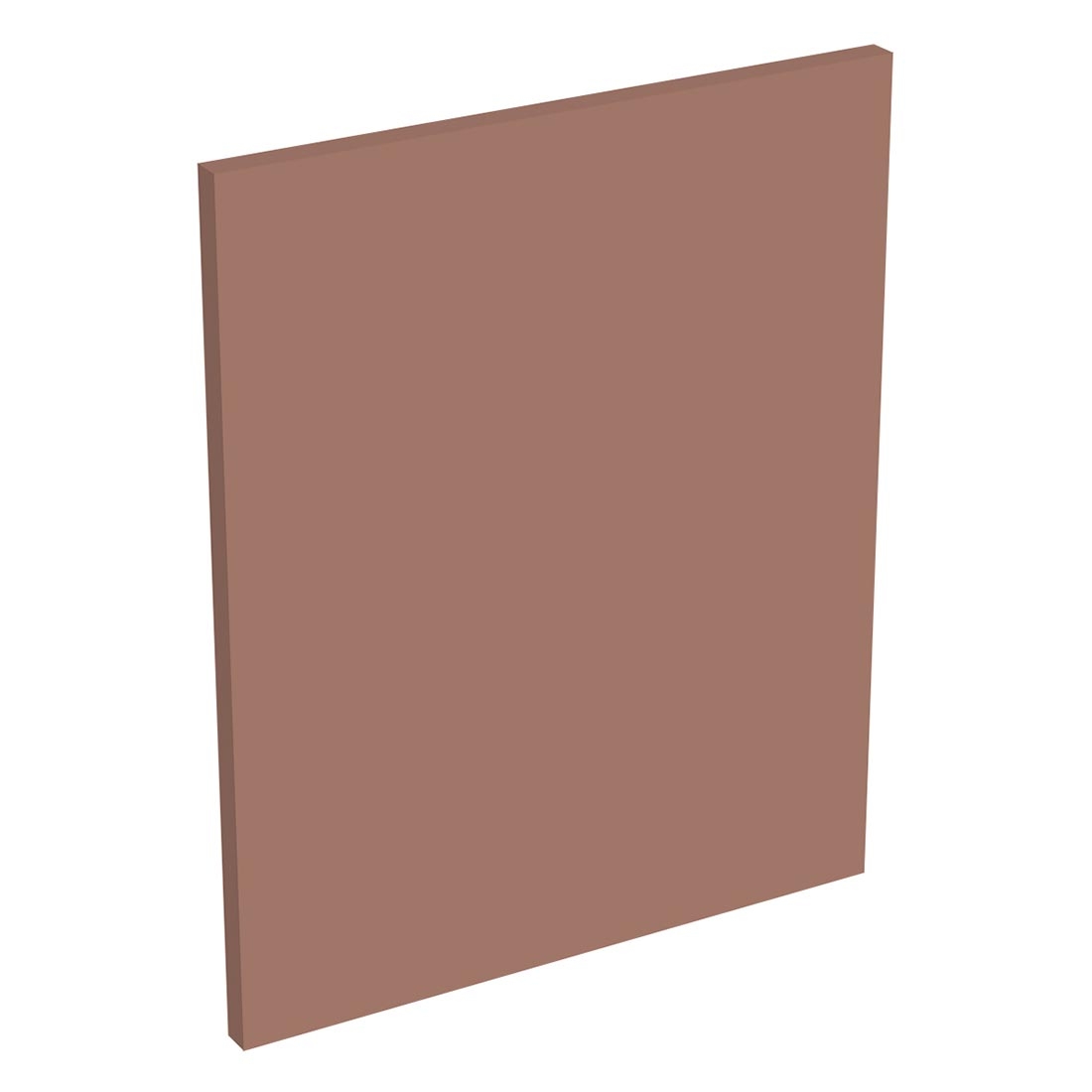 Coté de remplacement meuble haut cuisine sur hotte TERRACOTTA MAT - H. 43.2 cm