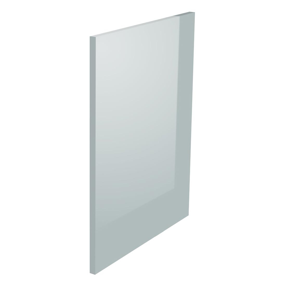Kit façade porte pour coulissant ou lave vaisselle Gris Cendre Brillant H. 71,7 cm L. 59,7 cm