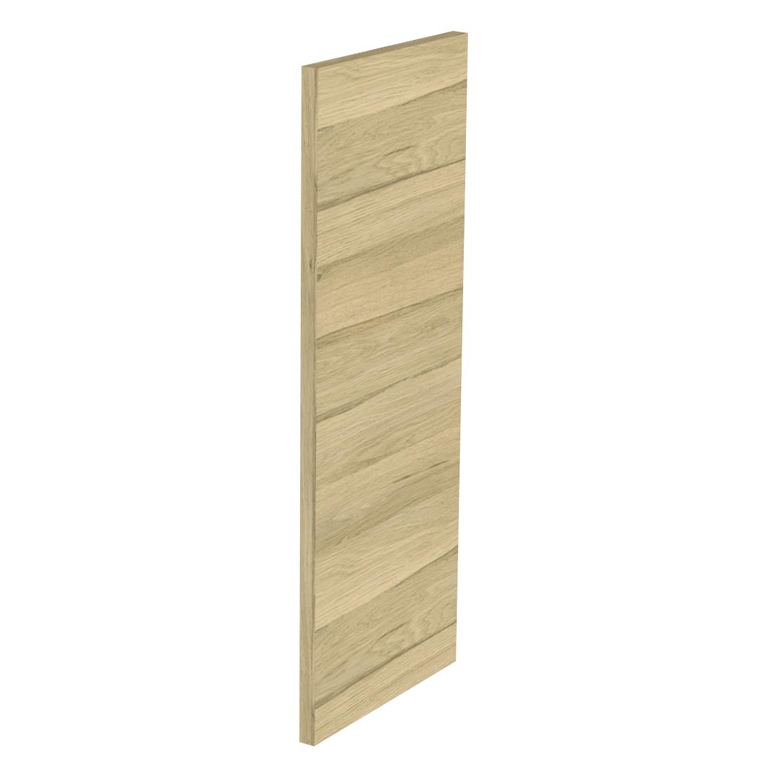 Kit façade meuble cuisine Chêne Clair 1 porte H. 71,7 cm L. 29,7 cm