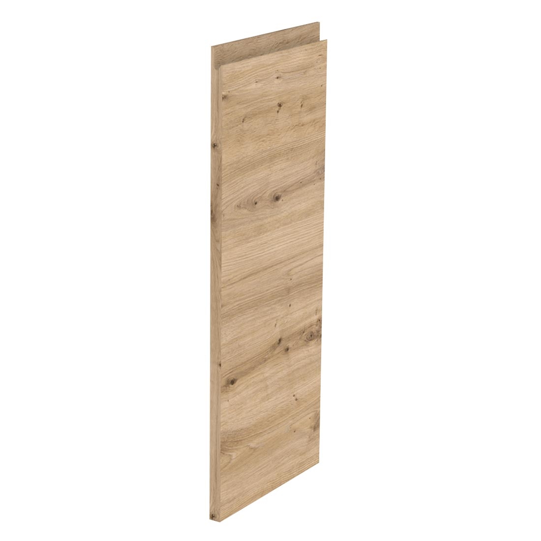 Kit façade meuble cuisine Chêne Naturel Sans Poignée 1 porte H. 71,7 cm L. 29,7 cm