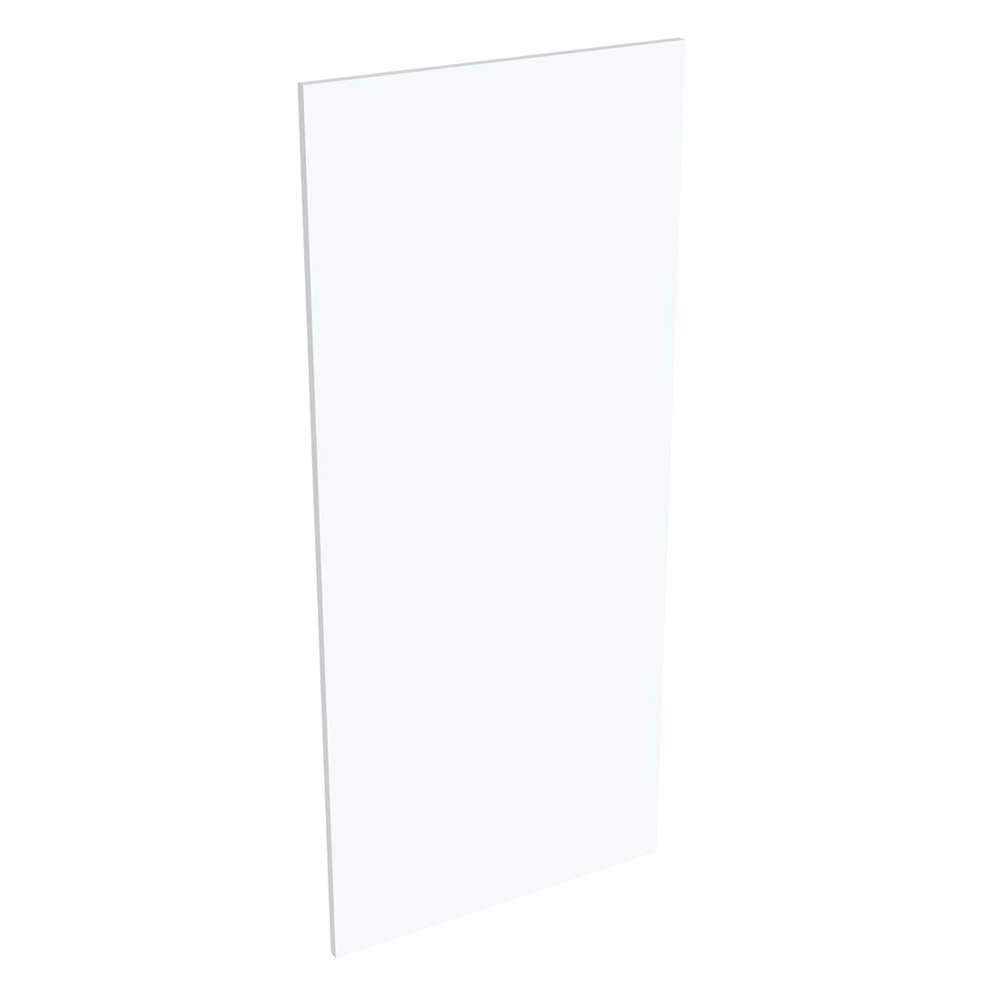 Coté de remplacement demi-colonne cuisine BLANC MAT - H. 129.6 cm