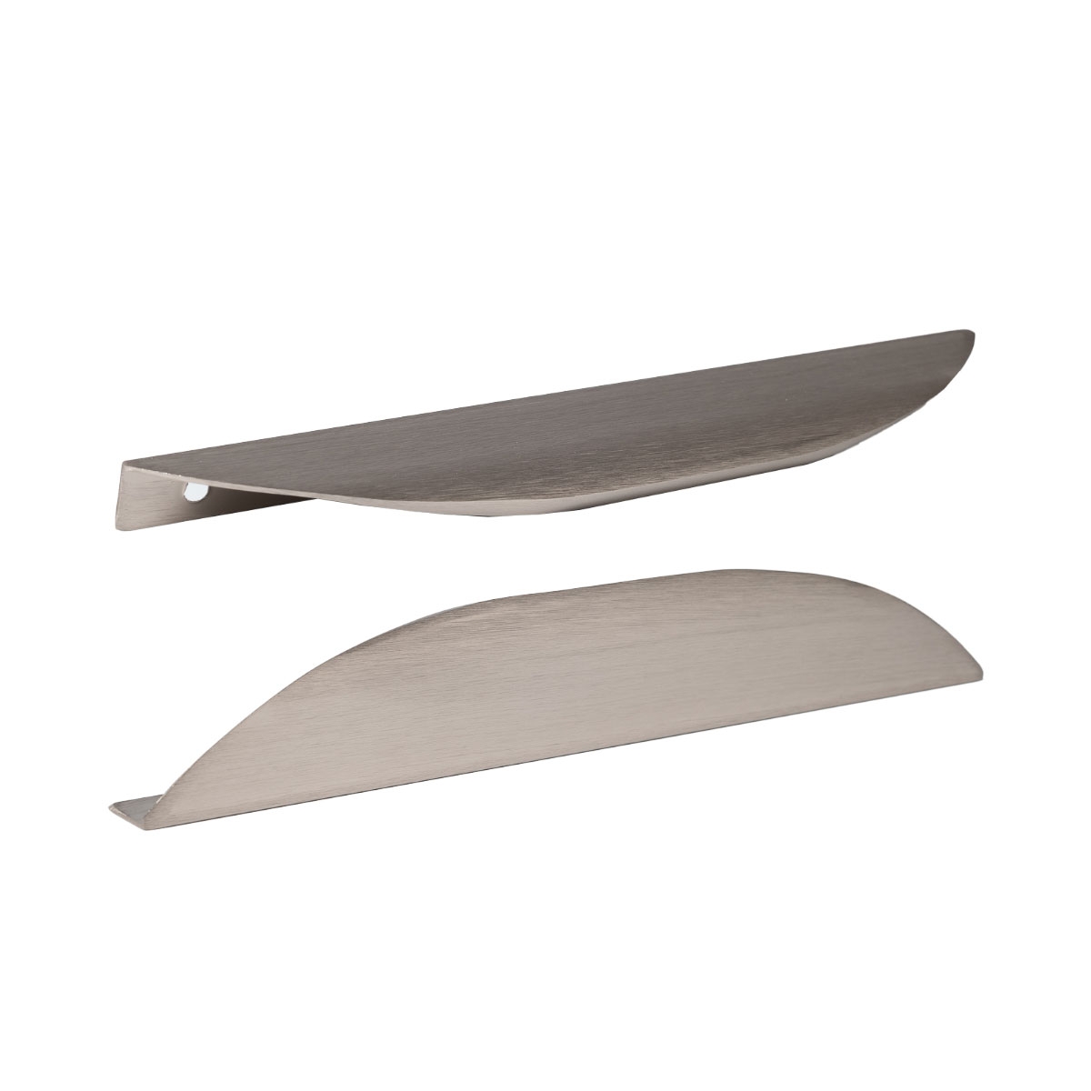 Poignée profilée arc alu brossé - L. 26,4 cm