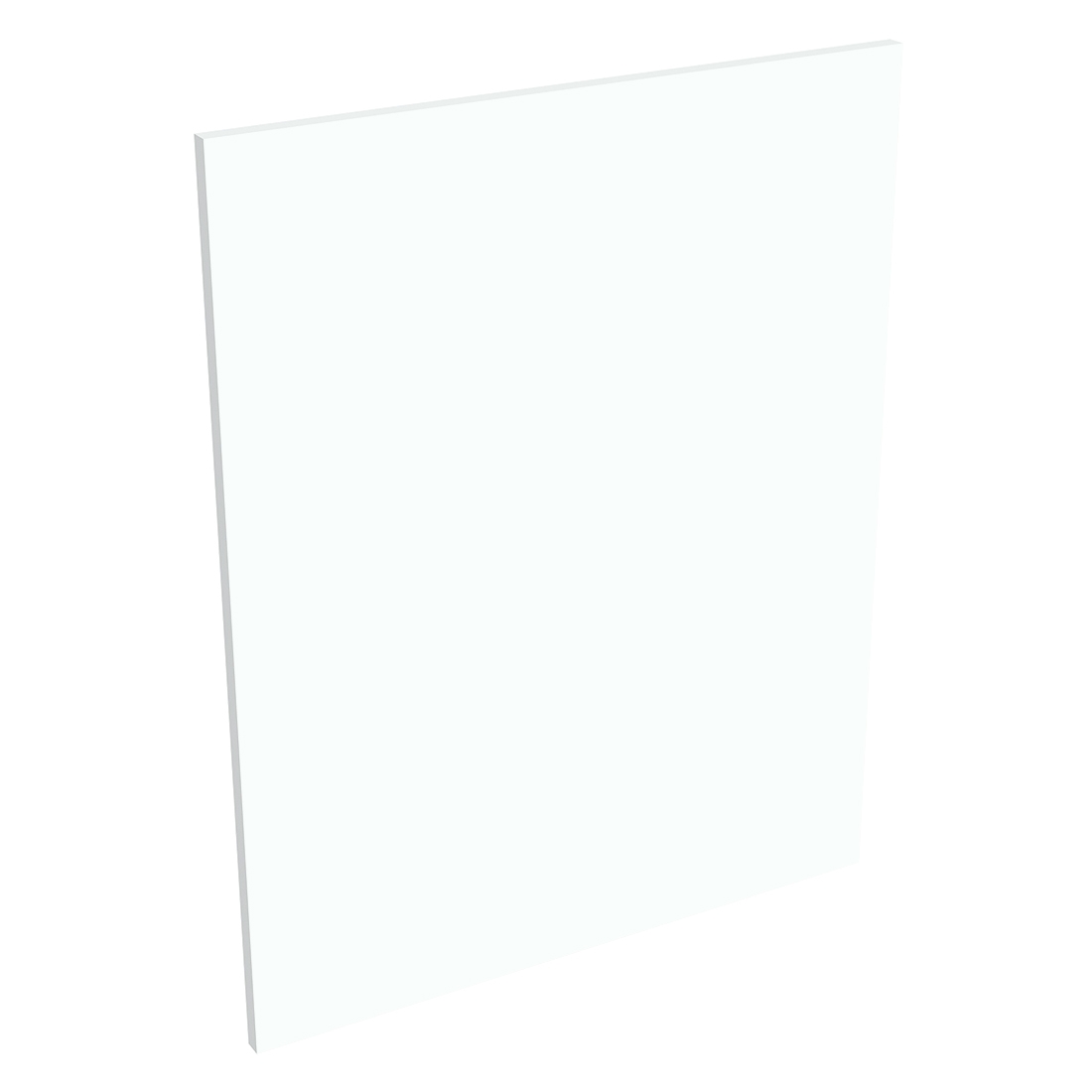 Coté de remplacement meuble bas cuisine BLANC CHAUD MAT - H. 72 cm