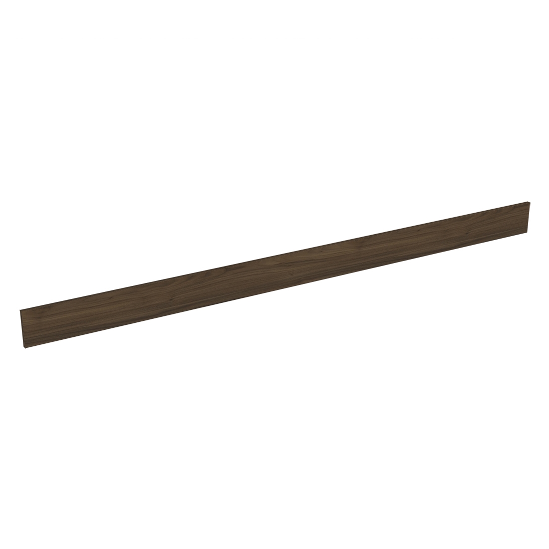 Plinthe ou fileur meuble cuisine L. 240 cm - Noyer Foncé