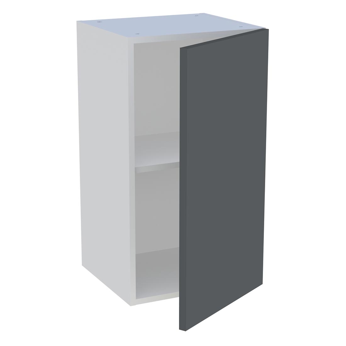 Meuble haut cuisine 1 porte H. 72 cm x L. 40 cm - Gris ardoise mat