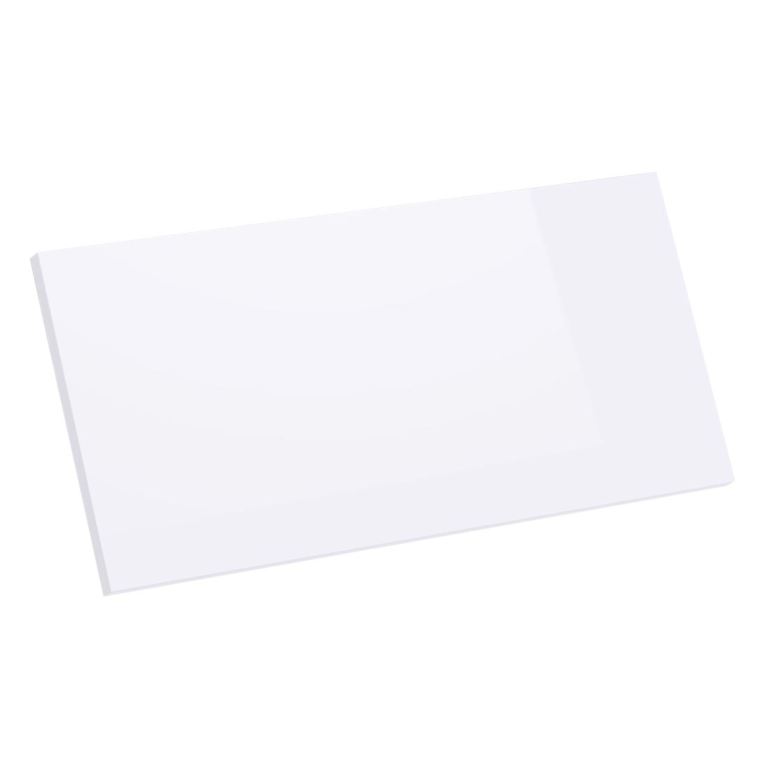 Kit façade meuble cuisine Blanc Brillant 1 porte H. 28,5 cm L. 59,7 cm