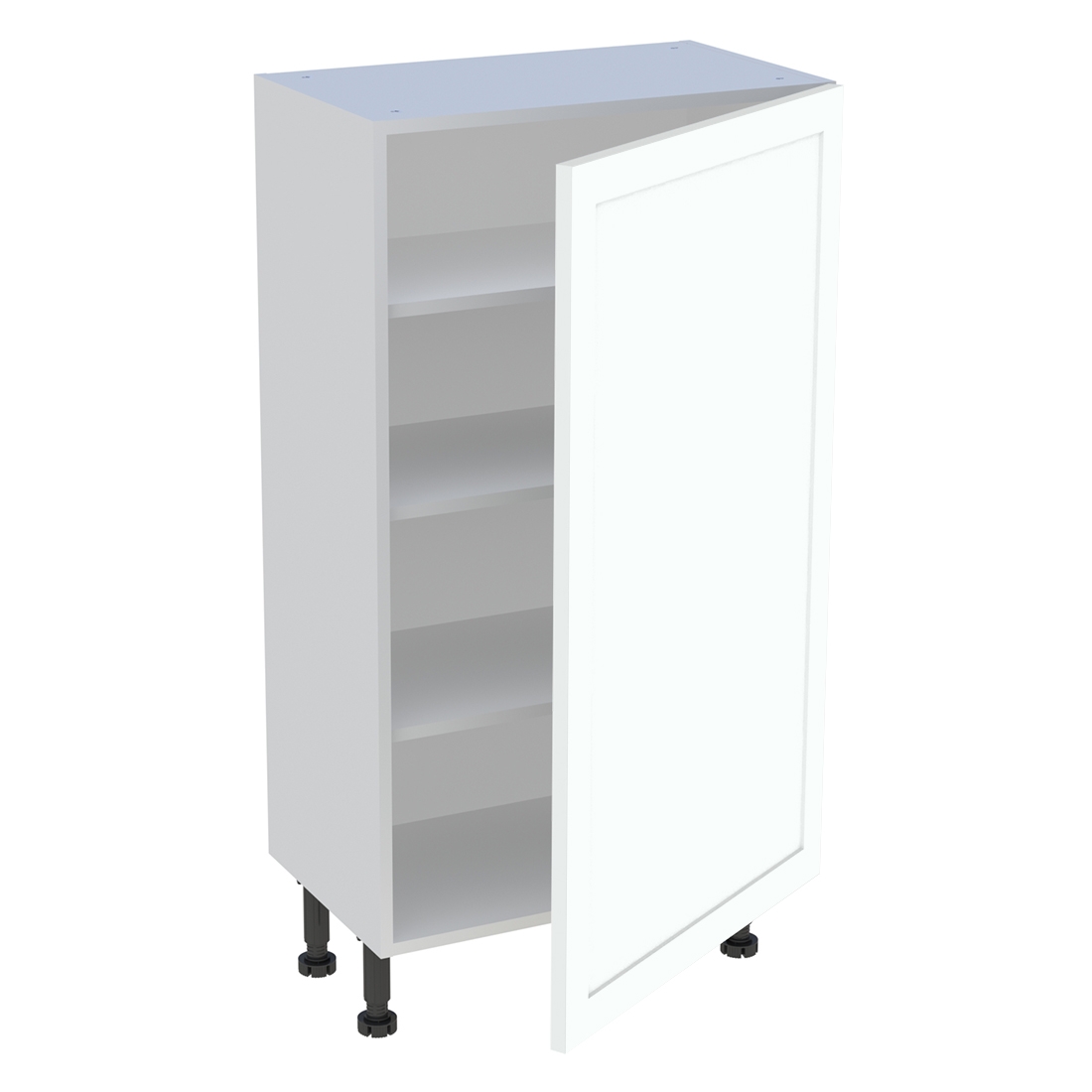 Meuble bas cuisine 1 porte H. 115,8 cm x L. 60 cm x P. 36,9 cm - Blanc cadre