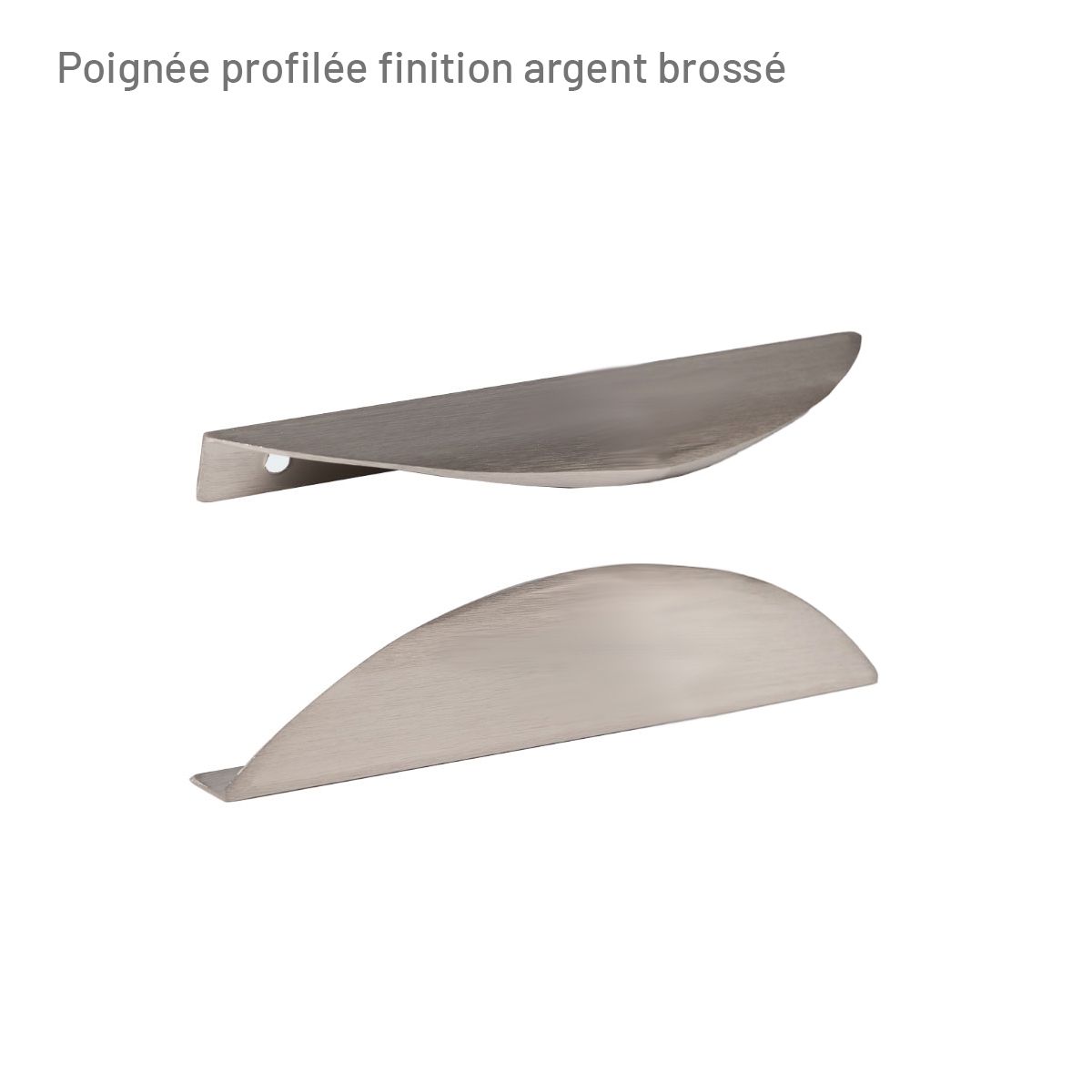 Cuisine complète Blanc mat 240 cm avec meuble colonne - Avec Plan de travail