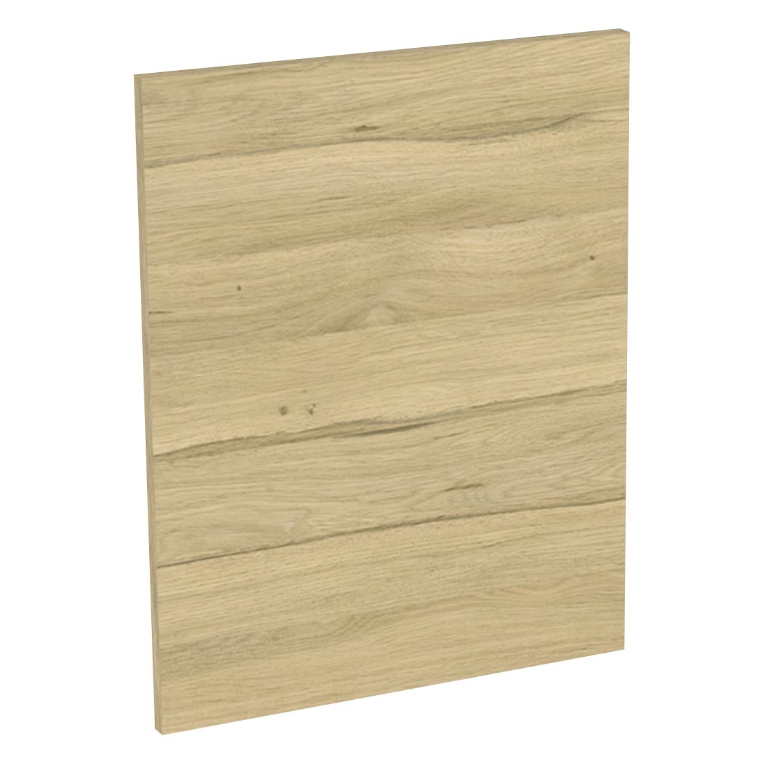 Kit façade meuble cuisine Chêne Clair 1 porte H. 57,3 cm L. 59,7 cm