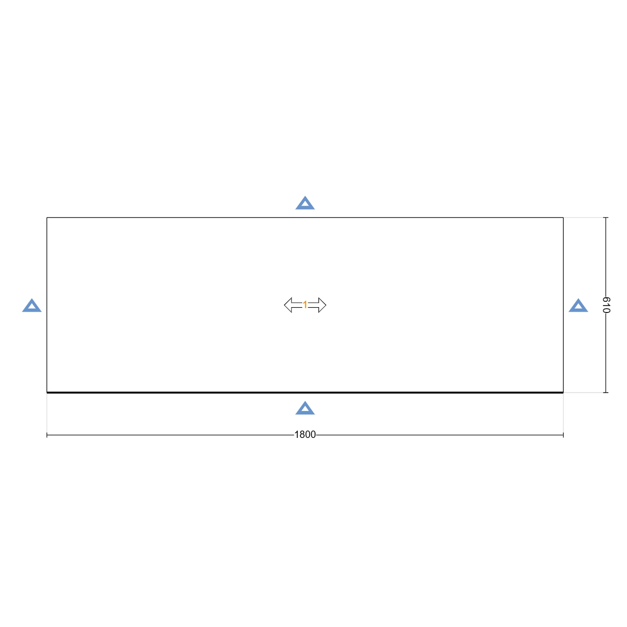 Cuisine préconfigurée linéaire 180 cm coloris Blanc Mat