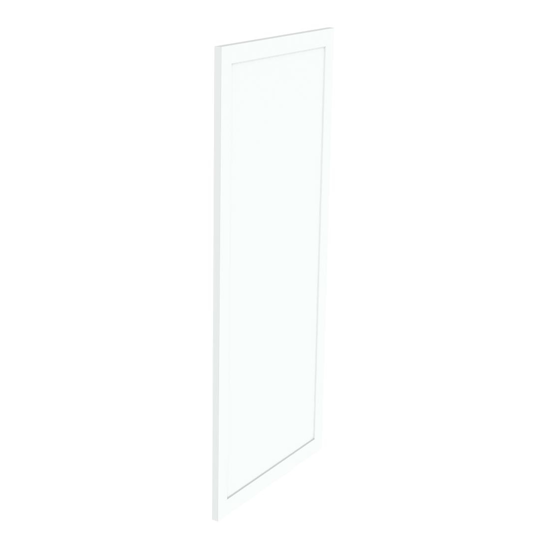 Kit façade meuble cuisine Blanc Cadre 1 porte H. 129,3 cm L. 59,7 cm