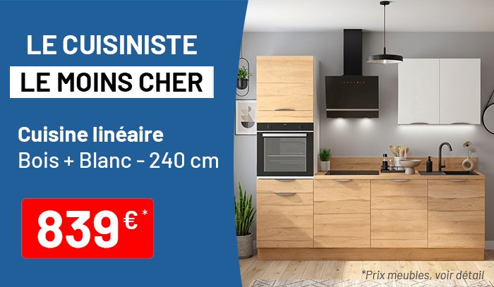 Le cuisiniste le moins cher