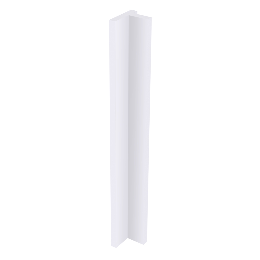 Kit fileur d'angle droit meuble cuisine BLANC BRILLANT - H. 71.7 cm
