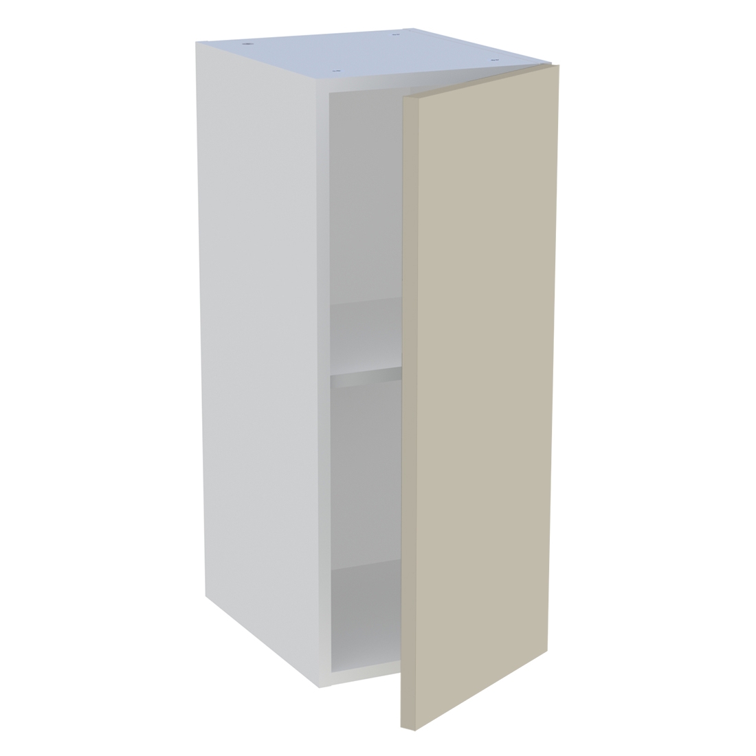 Meuble haut cuisine 1 porte H. 72 cm x L. 30 cm - Beige mat