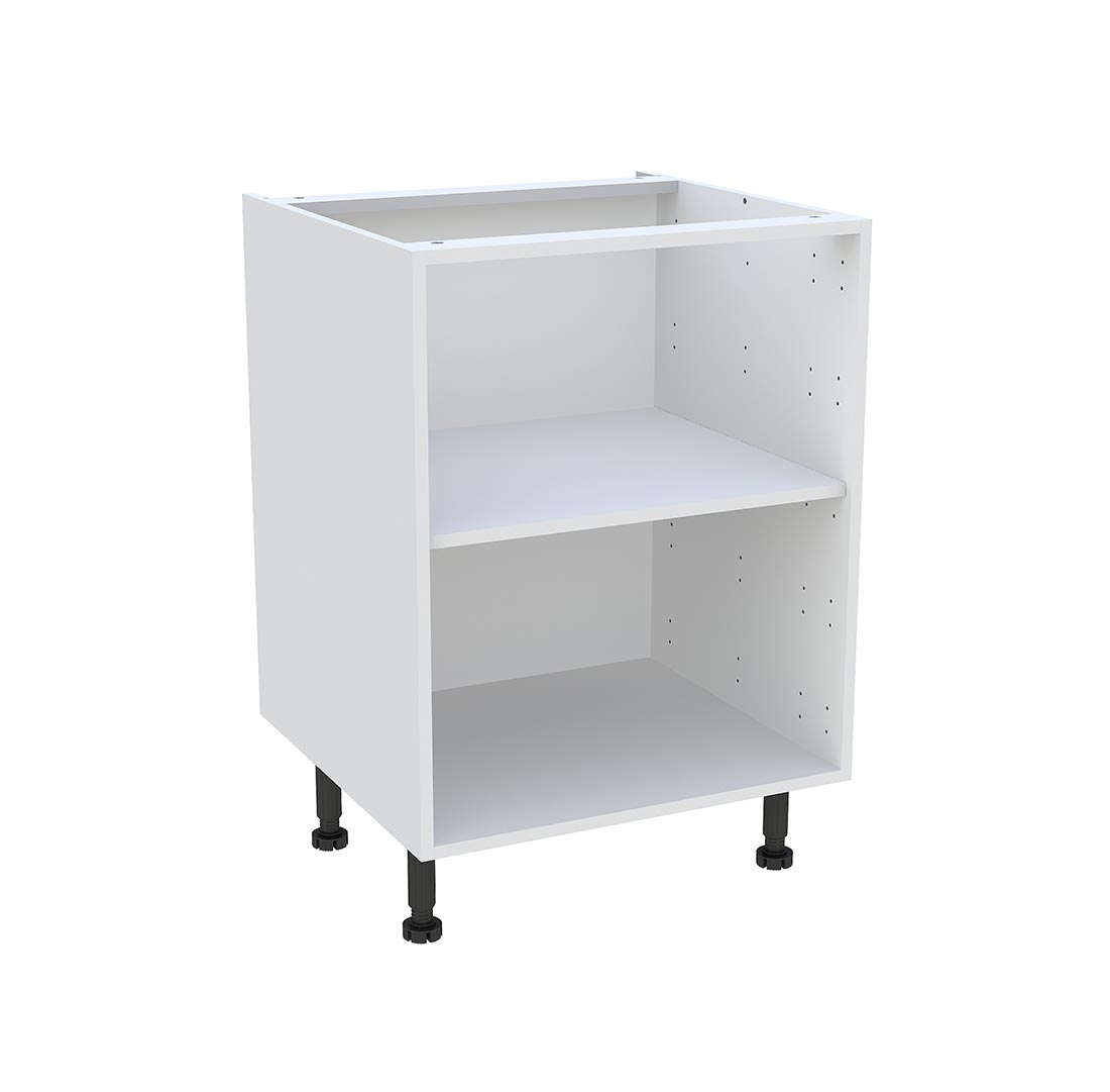 Caisson Meuble bas cuisine Blanc H. 87 cm x L. 60 cm x P.57,1 cm
