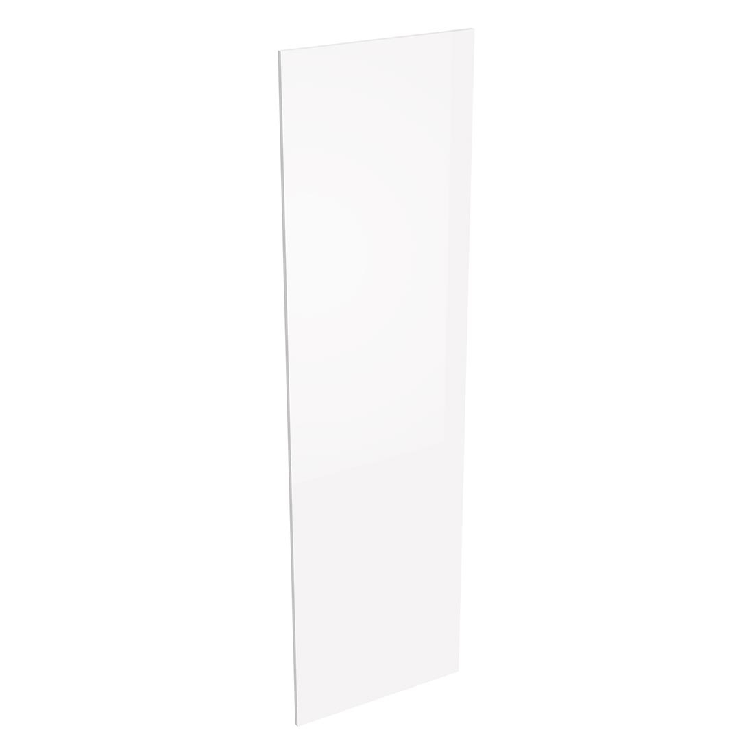 Coté de remplacement colonne cuisine BLANC BRILLANT SANS POIGNÉE - H. 201.6 cm