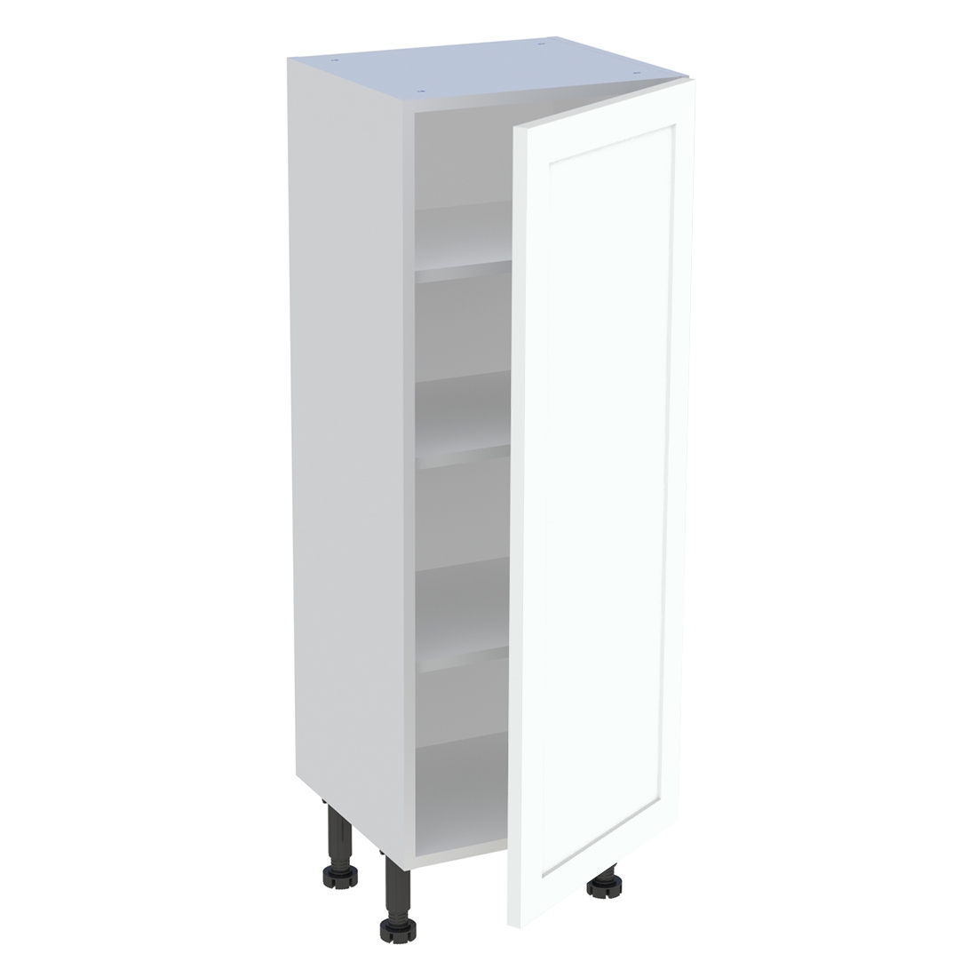 Meuble bas cuisine 1 porte H. 115,8 cm x L. 40 cm x P. 36,9 cm - Blanc cadre