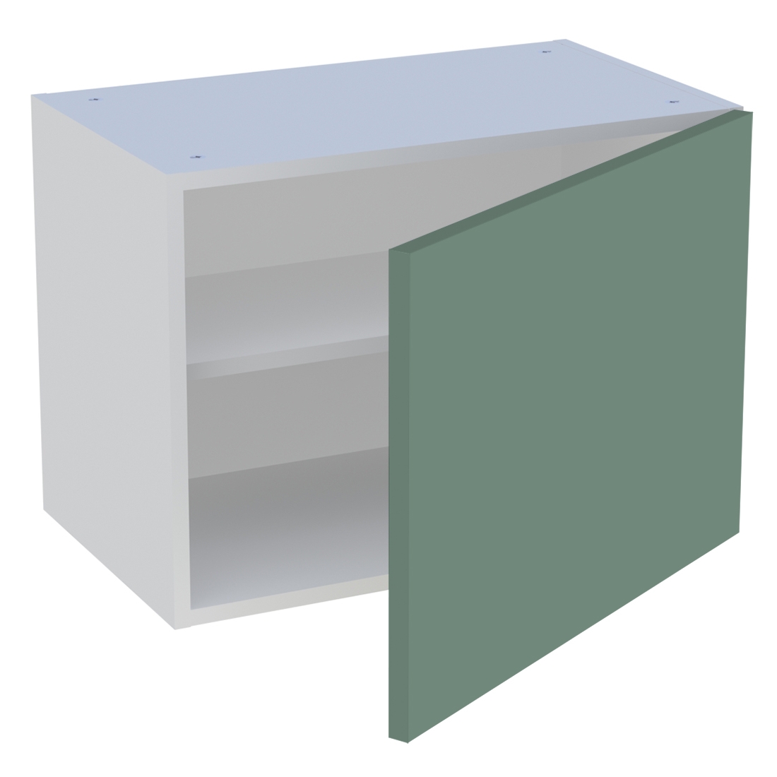 Meuble haut cuisine 1 porte H. 43,2 cm x L. 60 cm - Vert sauge mat