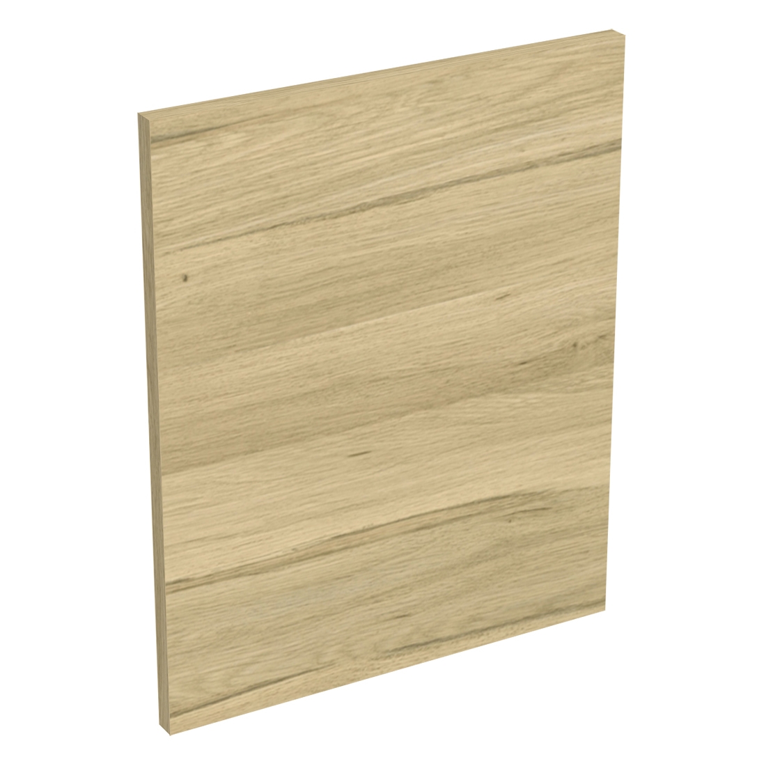 Coté de remplacement meuble haut cuisine sur hotte CHÊNE CLAIR - H. 43.2 cm
