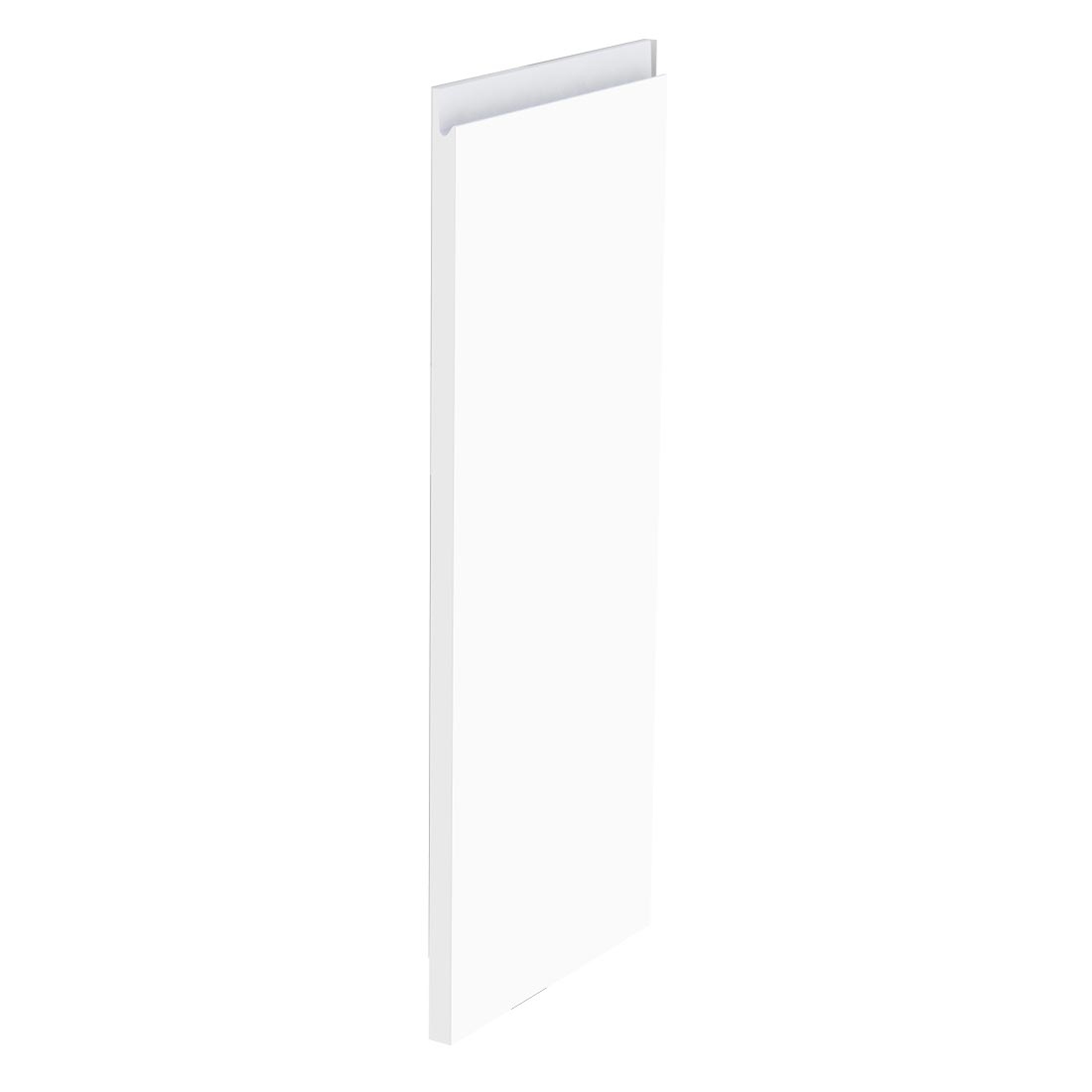 Kit façade meuble cuisine Blanc Mat Sans Poignée 1 porte H. 71,7 cm L. 29,7 cm