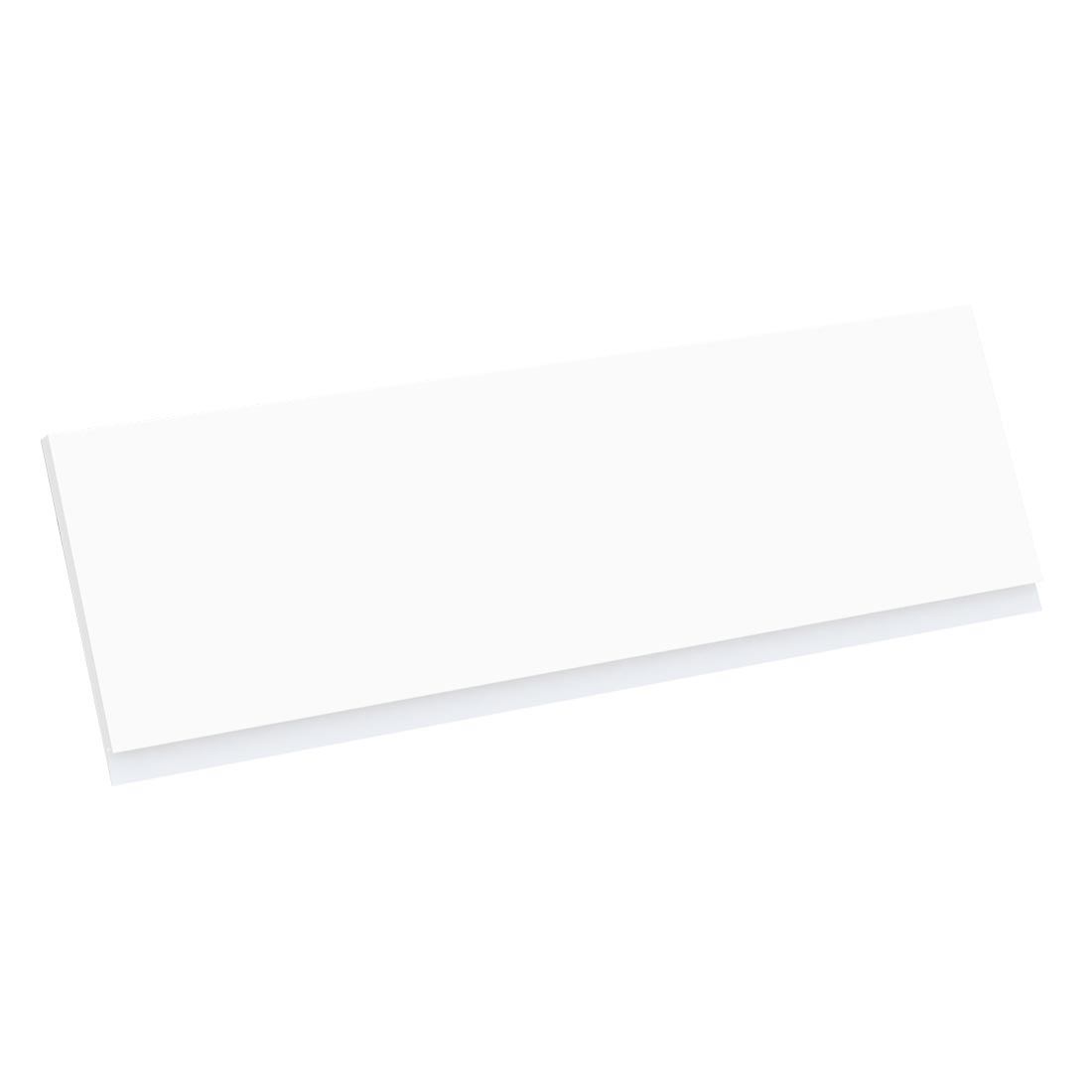 Kit façade meuble cuisine Blanc Mat Sans Poignée 1 porte H. 28,5 cm L. 89,7 cm