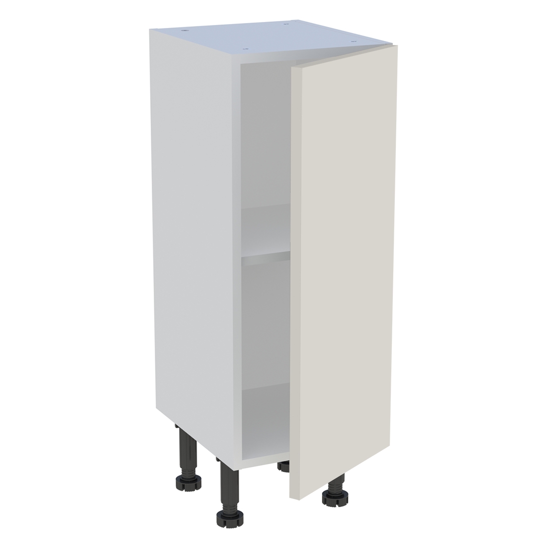 Meuble bas cuisine 1 porte H. 87 cm x L. 30 cm x P. 36,9 cm - Lin mat