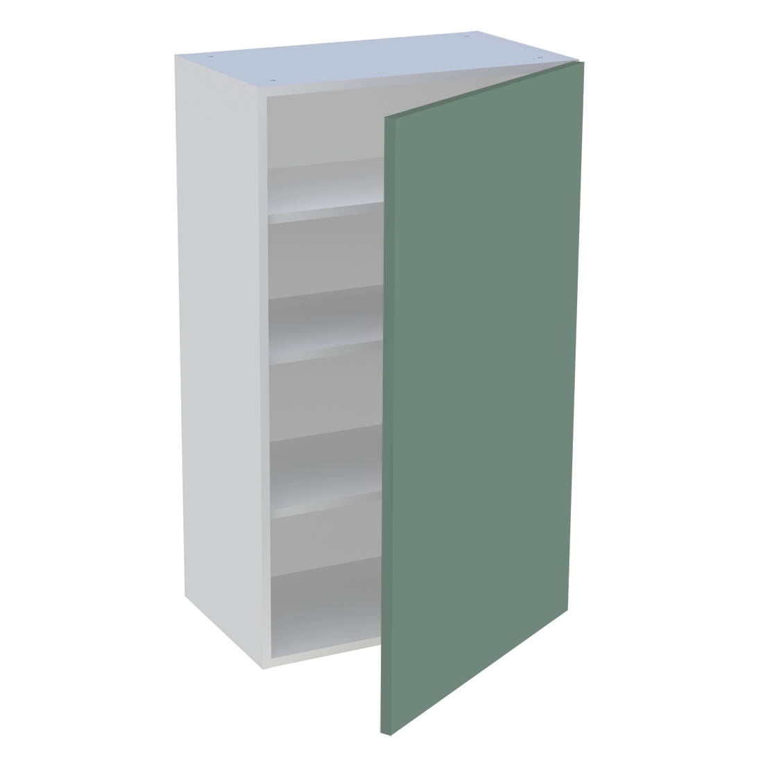 Meuble haut cuisine 1 porte H. 100,8 cm x L. 60 cm - Vert sauge mat