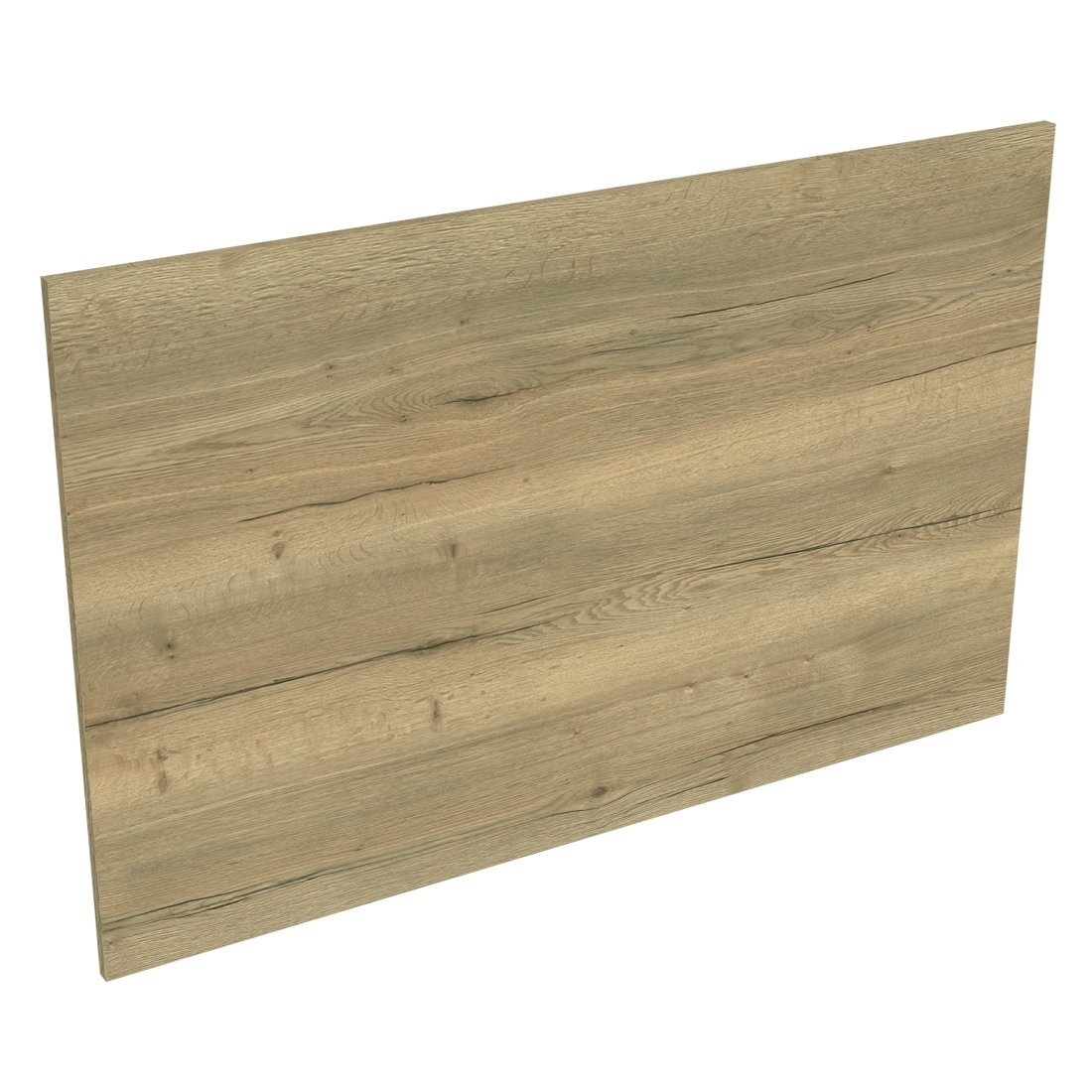 Coté de remplacement ilot pour meubles bas dos à dos Chêne Structuré - H. 72 cm