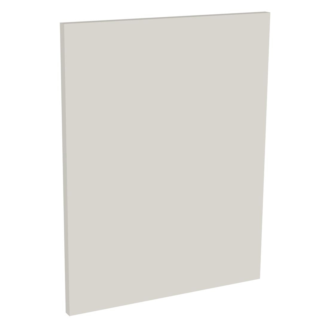 Kit façade 1 porte lave-vaisselle semi-intégrable Lin Mat 1 porte H. 57,3 cm L. 44,7 cm