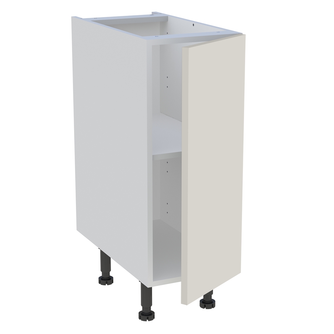 Meuble bas cuisine 1 porte H. 87 cm x L. 30 cm - Lin mat
