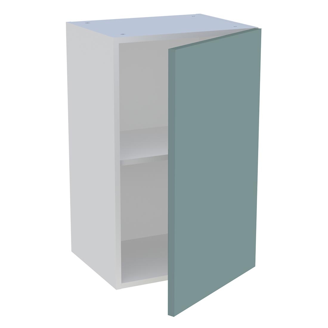 Meuble haut cuisine 1 porte H. 72 cm x L. 45 cm - Vert opale mat