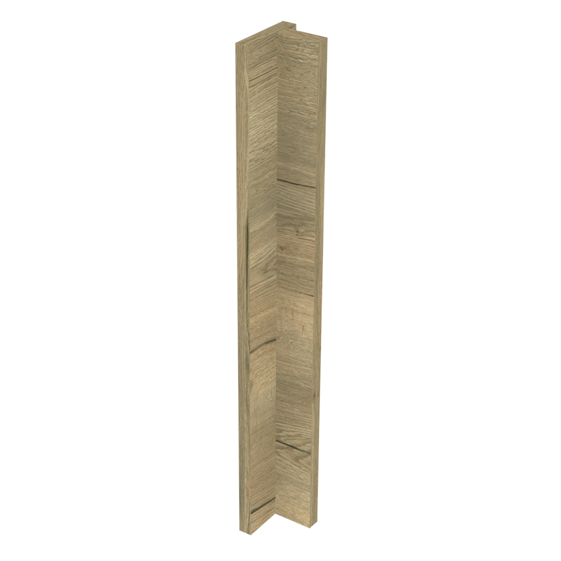 Kit fileur d'angle droit meuble cuisine Chêne Structuré - H. 71.7 cm