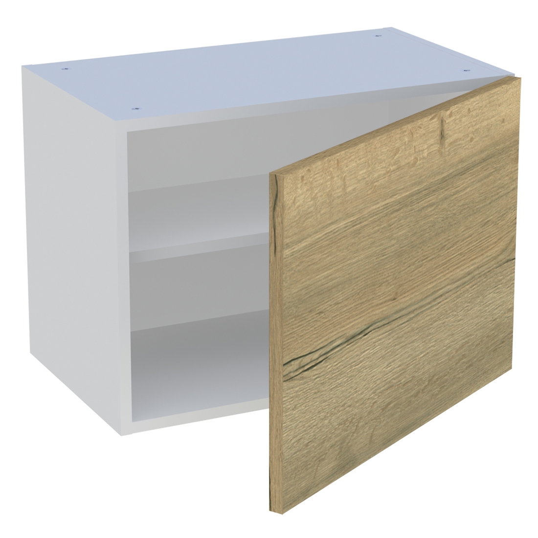Meuble haut cuisine 1 porte H. 43,2 cm x L. 60 cm - Chêne structuré