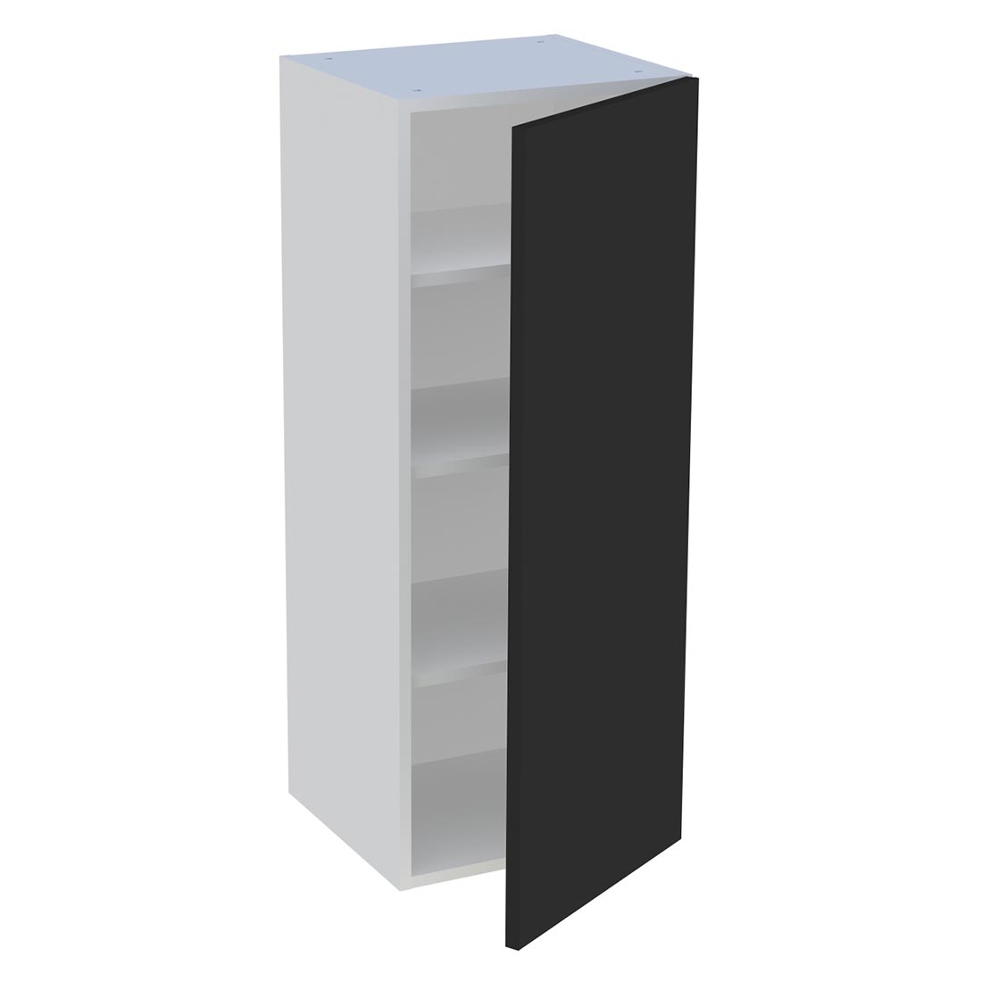 Meuble haut cuisine 1 porte H. 100,8 cm x L. 40 cm - Noir mat