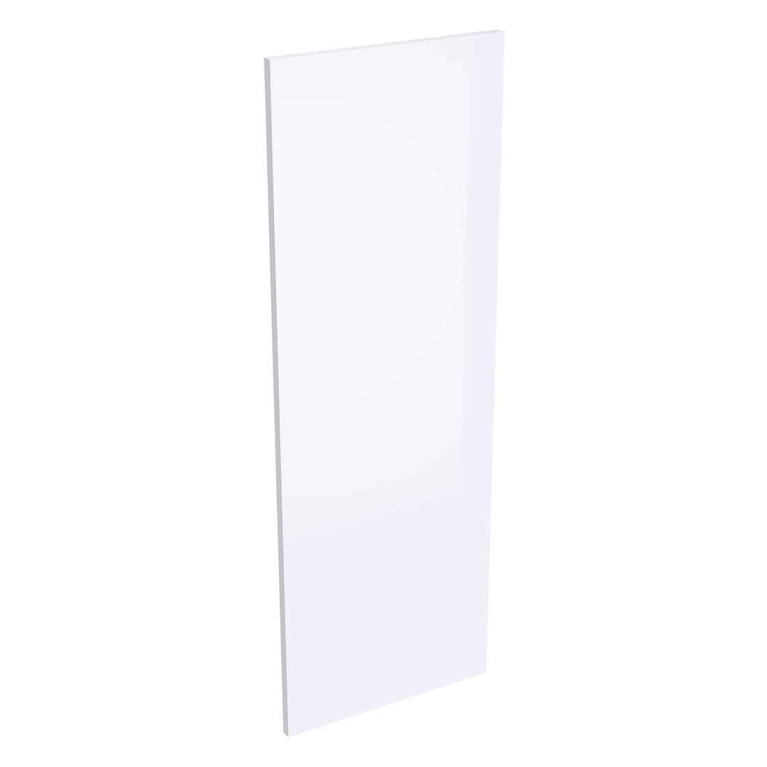 Coté de remplacement meuble haut cuisine grande hauteur BLANC BRILLANT - H. 100.8 cm