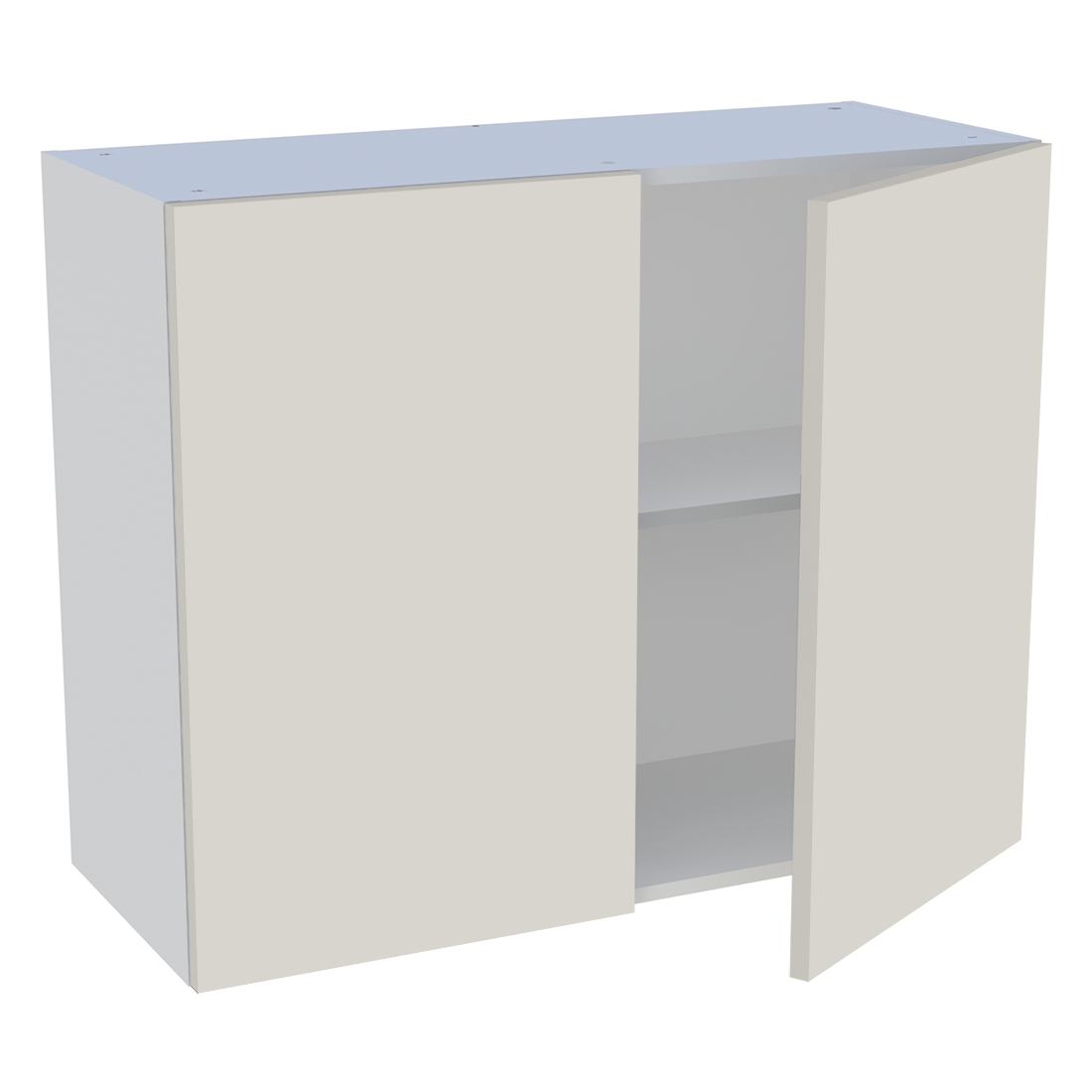 Meuble haut cuisine 2 portes H. 72 cm x L. 90 cm - Lin mat