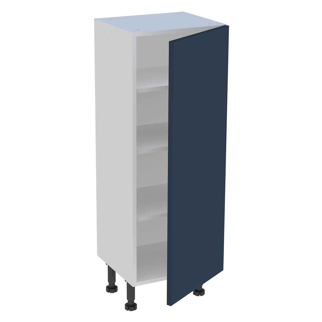 Meuble bas cuisine 1 porte H. 115,8 cm x L. 40 cm x P. 36,9 cm - Bleu nuit mat