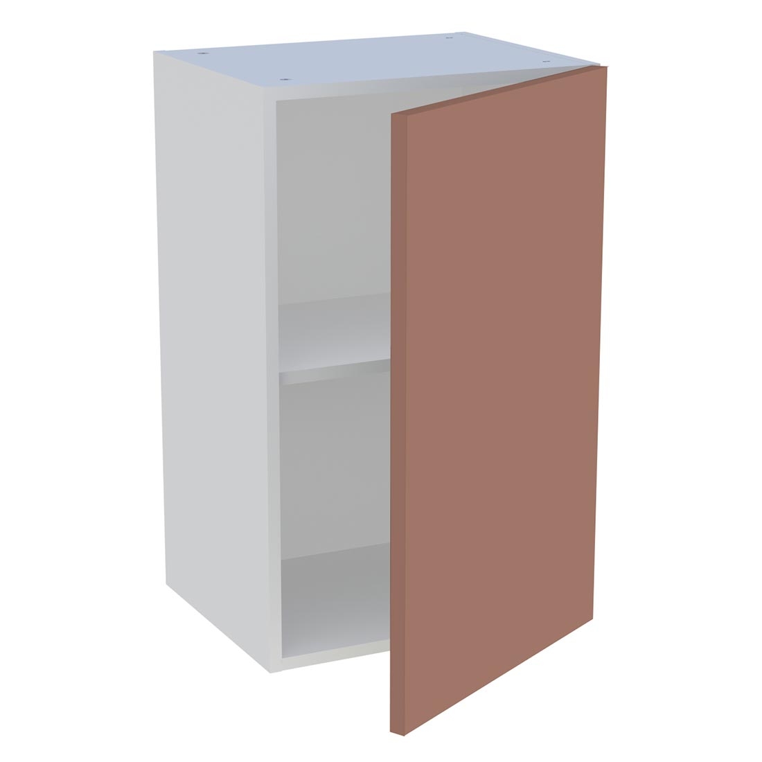 Meuble haut cuisine 1 porte H. 72 cm x L. 45 cm - Terracotta mat