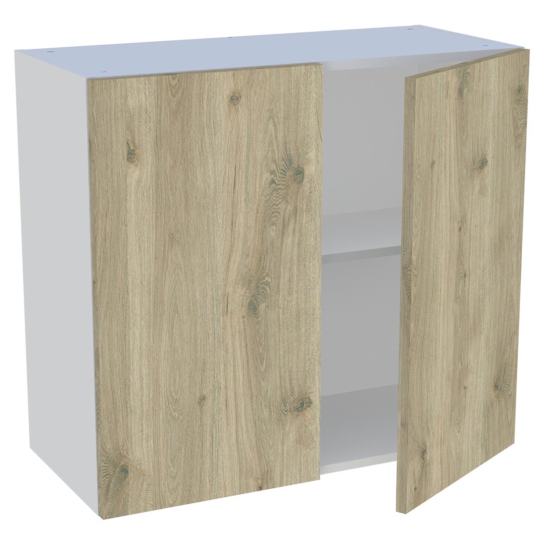 Meuble haut cuisine 2 portes H. 72 cm x L. 80 cm - Chêne doré