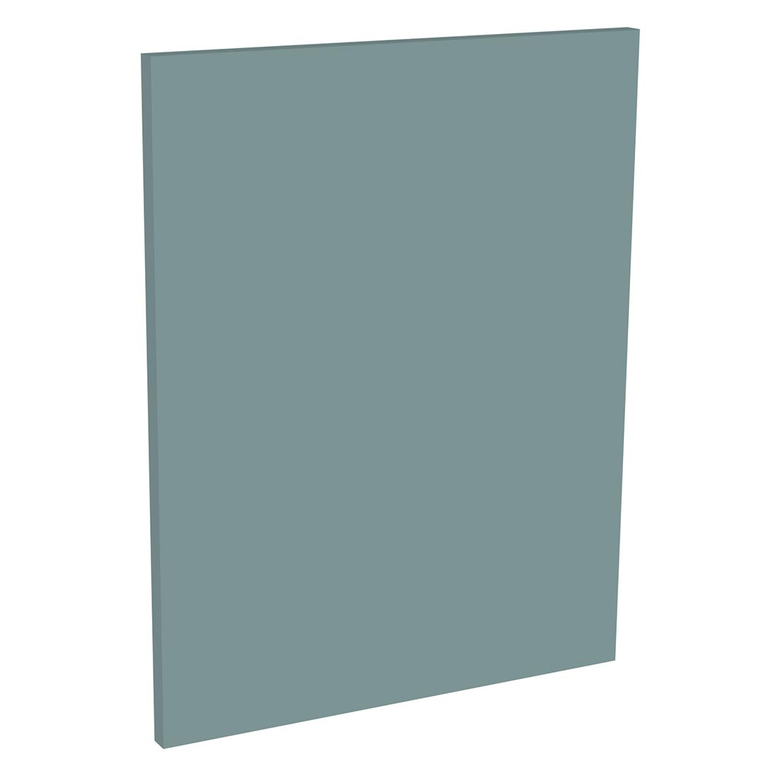 Kit façade 1 porte lave-vaisselle semi-intégrable Vert Opale Mat 1 porte H. 57,3 cm L. 44,7 cm