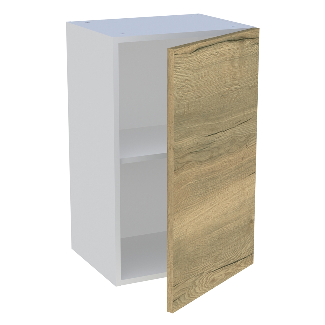 Meuble haut cuisine 1 porte H. 72 cm x L. 45 cm - Chêne structuré