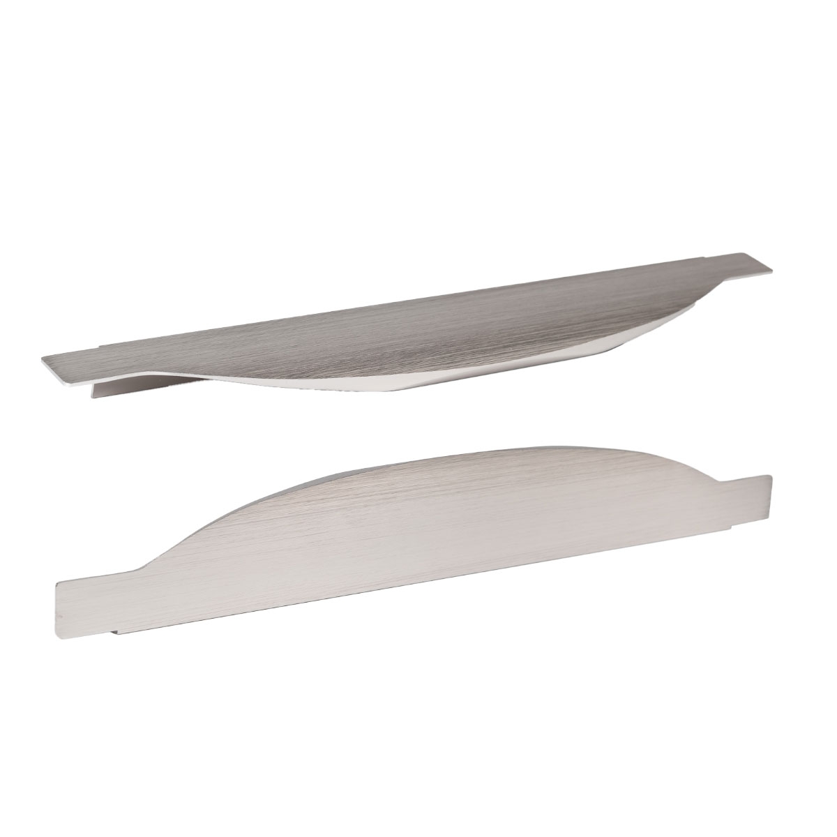 Poignée toute largeur alu brossé - L. 60 cm