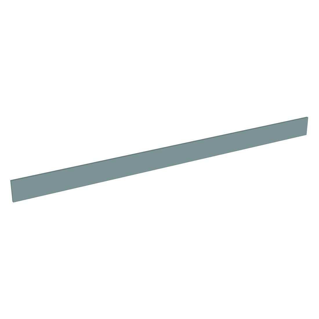 Plinthe ou fileur meuble cuisine L. 240 cm - Vert opale mat