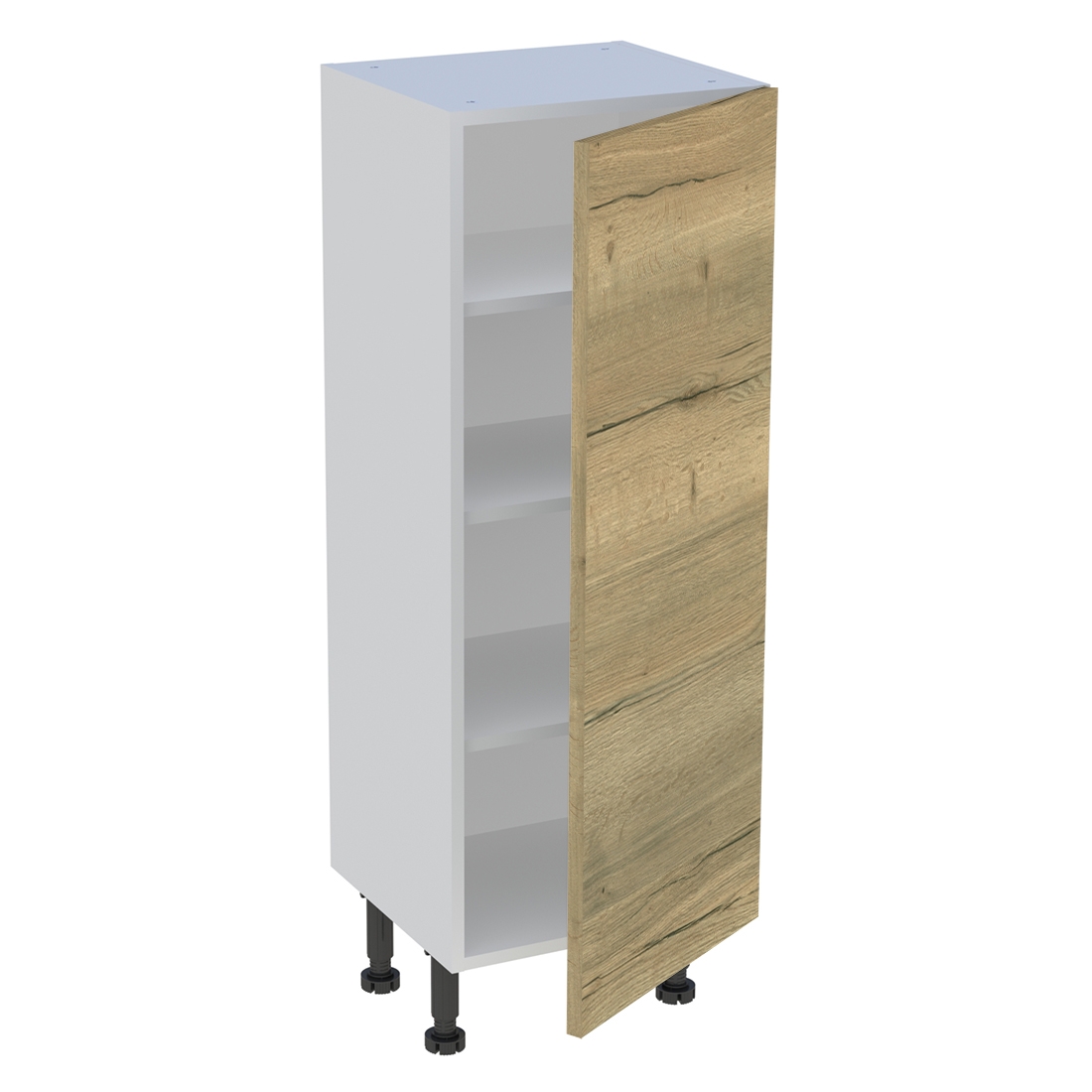 Meuble bas cuisine 1 porte H. 115,8 cm x L. 40 cm x P. 36,9 cm - Chêne structuré