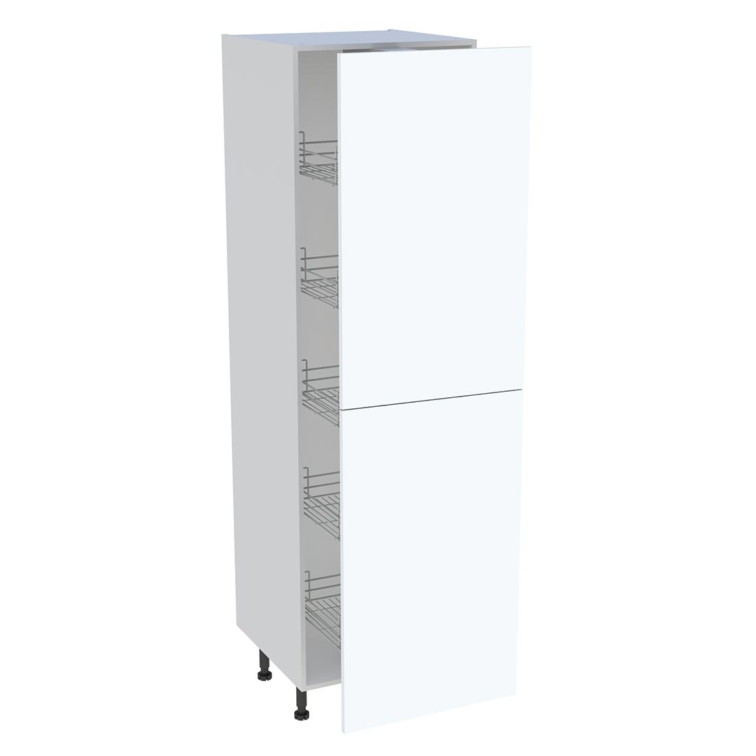 Colonne cuisine 2 portes H. 216,6 cm x L. 60 cm - C2P601EX - Blanc mat