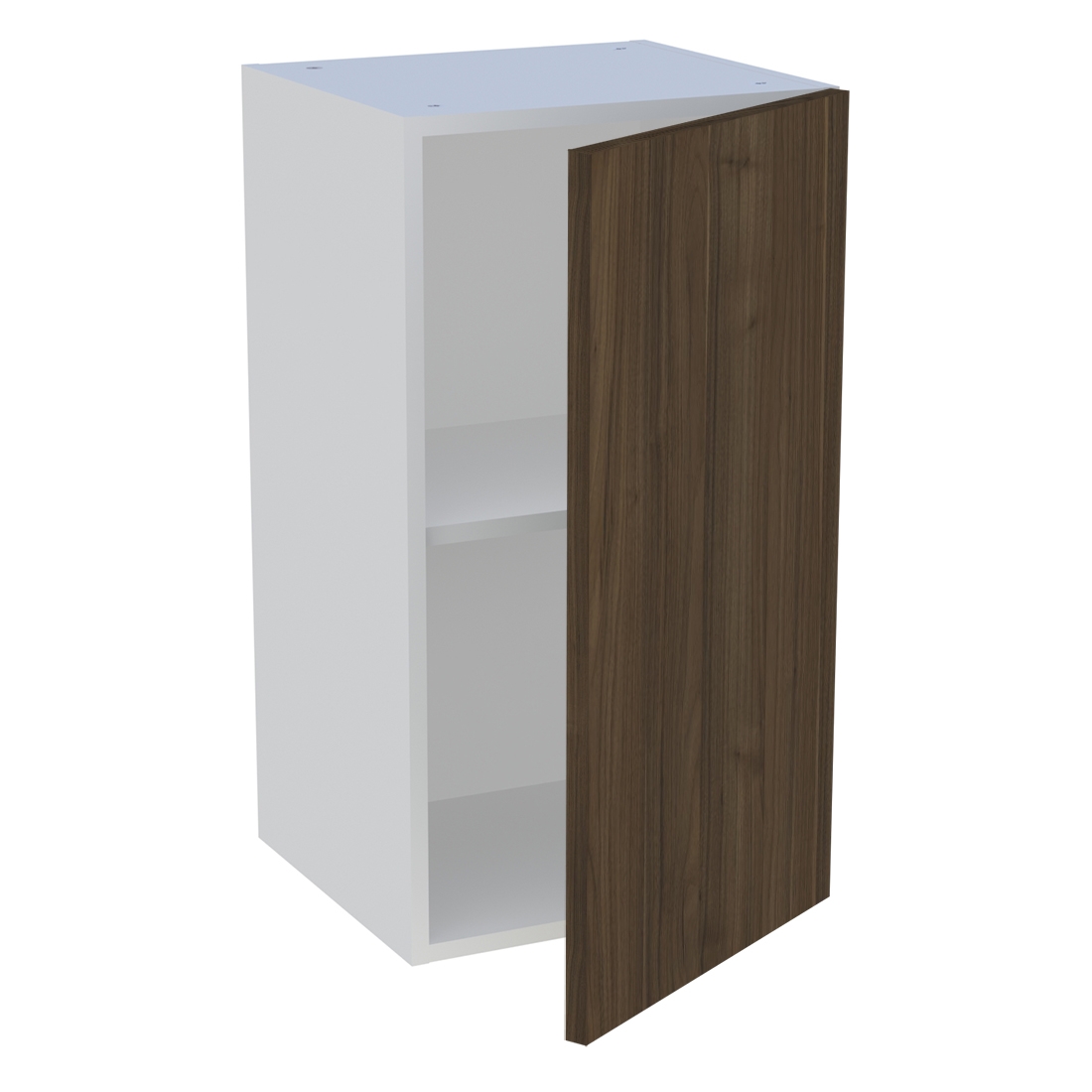 Meuble haut cuisine 1 porte H. 72 cm x L. 40 cm - Noyer foncé