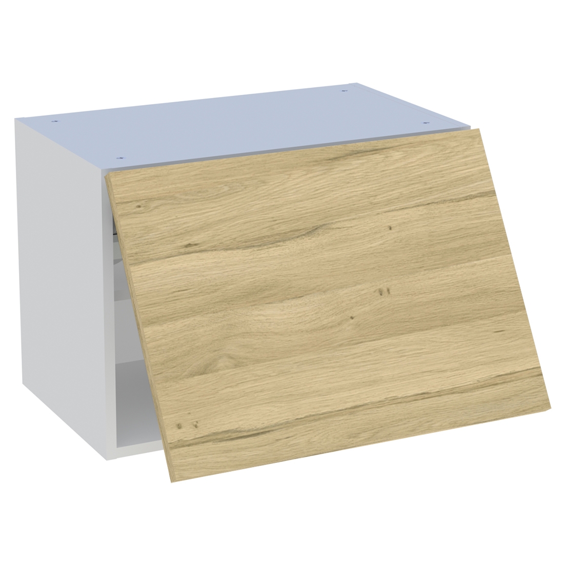 Meuble haut cuisine 1 porte relevante H. 43,2 cm x L. 60 cm - Chêne clair