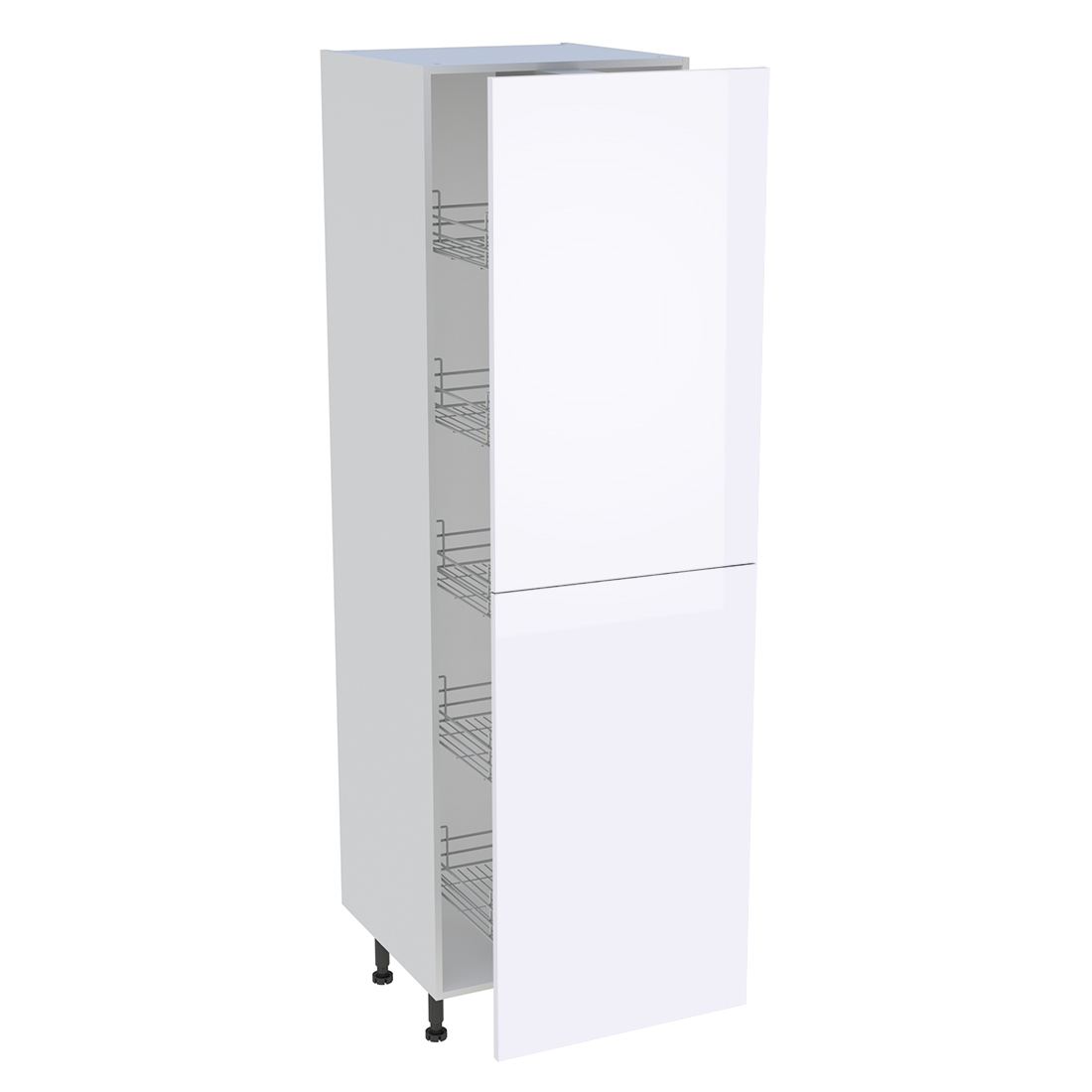 Colonne cuisine 2 portes H. 216,6 cm x L. 60 cm - C2P601EX - Blanc brillant