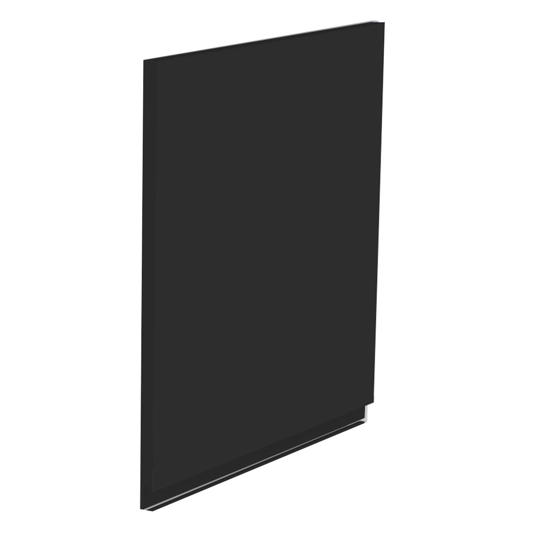 Kit façade meuble cuisine Noir Mat Sans Poignée 1 porte H. 57,3 cm L. 59,7 cm