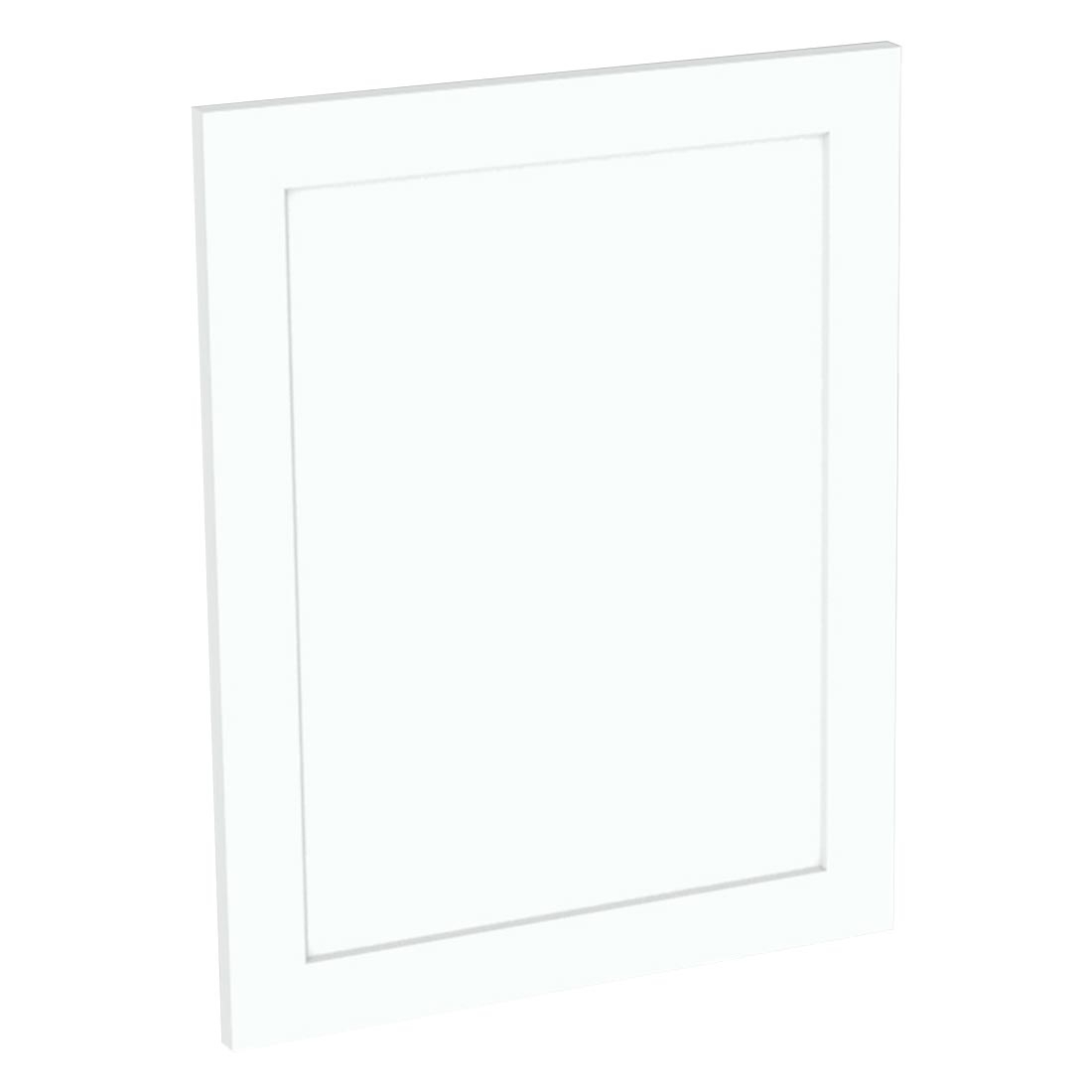 Kit façade meuble cuisine Blanc Cadre 1 porte H. 57,3 cm L. 59,7 cm